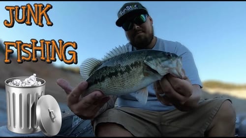 Fall Bass Fishing Lake Oroville, Junk Fishing At It's Finest.