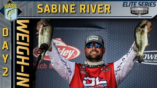 2021 Bassmaster Elite at Sabine River, TX - Day 2 Weigh-In