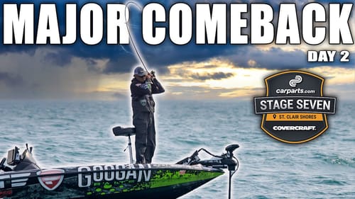 From 29th to 6th with 77lbs of fish... MLF BPT Stage 7 Lake St. Clair - Day 2