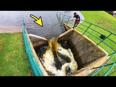 CRAZY URBAN FLOODING makes BIG FISH GO INSANE!!!