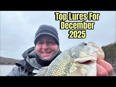 The 3 Lures I Catch Most Of My December Bass On…