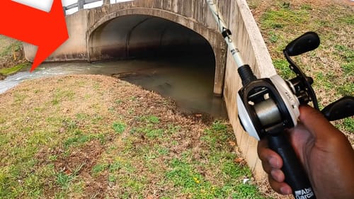 Fishing A Drain After Massive Thunderstorm (NEW TRUCK TOUR)