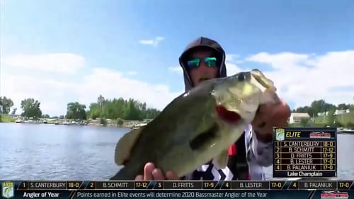 Seth Feider's giant largemouth jumps him into the lead