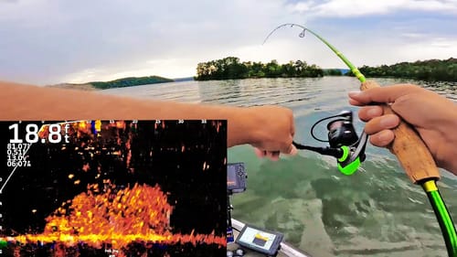 FINDING & CATCHING BIG CRAPPIE With LIVESCOPE!! (RIVER CHANNEL)
