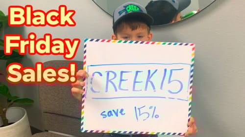 Black Friday CFA Merch Sale!!  code CREEK15