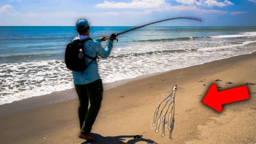 Florida Surf Fishing With an A-Rig Was Shocking!