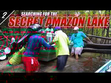 CUTTING Into a SECRET AMAZON LAKE for GIANT Fish -- (AMAZONAS Episode 2)