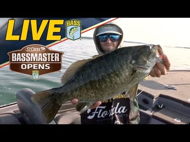 Ryan Lachniet putting a jerkbait to work at the St. Lawrence