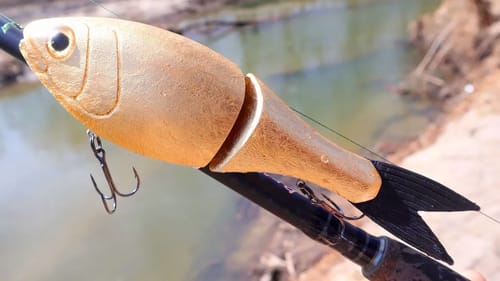 Real Gold on a Fishing Lure