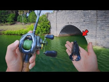 Fishing W/ BIG Jigs In Small Urban Canals! (LOADED)