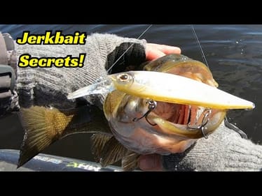 Jerkbait Secrets! Try These!