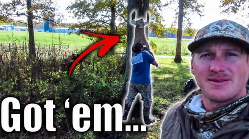 He didn't get far...