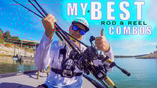 My Main Rod & Reel Setups | 6th Sense Hard Bait Unboxing + Curve 55 First Fish