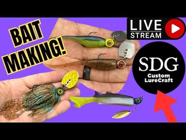 (LIVE) Lure Making SECRETS Revealed with SDG Custom Lures!