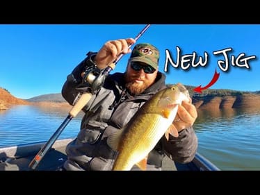 Lake Oroville Winter Football Jig Fishing | Breaking In A New Rod