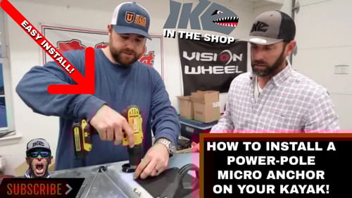 HOW TO INSTALL A POWER-POLE MICRO ANCHOR ON YOUR KAYAK!