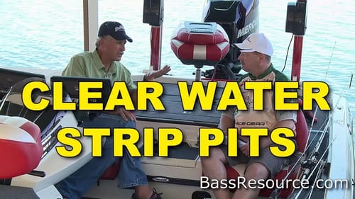 How To Fish Clear Water Strip Pits Effectively | Bass Fishing