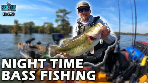 CASEY REED on NIGHT Time Bass Fishing | Kayak Bass Fishing