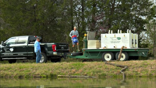 Stocking 10,000 Shad in a Pond!