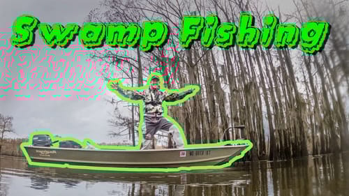 Swamp Fishing in My Jon Boat!