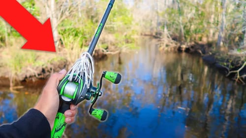 HIDDEN Canal is LOADED w/ Bass (Fishing for River Monsters Ep.5)