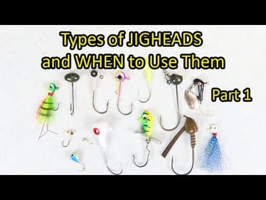 Types of Fishing Jigheads and When to Use Each Jig Lure