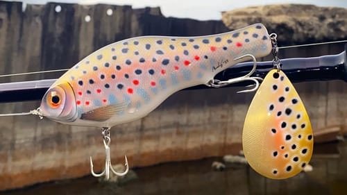 First Time Painting a Musky Blade | Making a Big TailSpinner