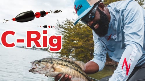 Fishing A Carolina Rig on Deep Main Lake Points