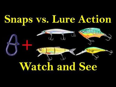 Snaps Vs. Fishing Lure Action - Underwater Comparison Results