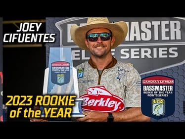 Joey Cifuentes wins 2023 Dakota Lithium Bassmaster Rookie of the Year