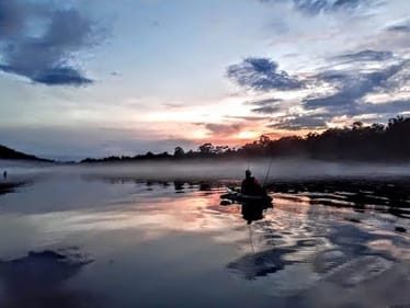 KAYAK BASS FISHING  ||MELTON HILL LAKE||