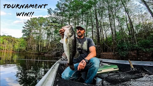 I WON My FIRST Online BASS TOURNAMENT Of 2022!! || They Were Chewing!!