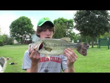 20in. Bass on a Black n' Blue Jig (6/2/10)