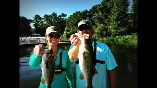Disney World Bass Fishing with Live Shiners