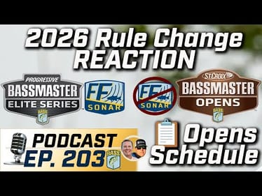 LIVE Sonar changes for Bassmaster Elite Series and OPENS (Ep. 203 Bassmaster Podcast)