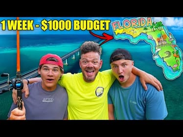 1 Week, 1 State, $1000 Travel Fishing Challenge (Florida)