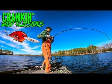 Slingin' RED CRANKBAITS For WINTER BASS!!!