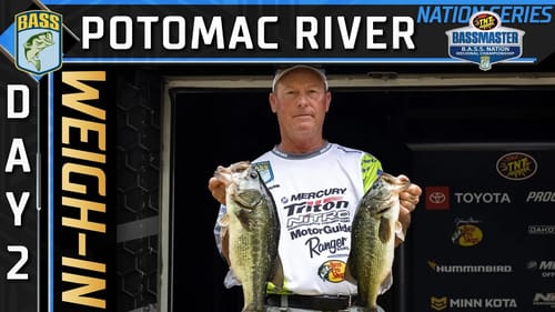 Weigh-in: Day 2 of 2023 B.A.S.S. Nation Regional at the Potomac River