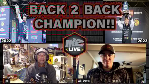 Back 2 Back CHAMPION!!! Will Davis Jr.!!! | Ike Live 2.0 Episode 11
