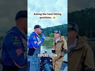 Asking Pro Fisherman the HARD Questions.. 😂 #shorts