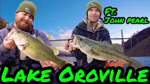 Winter Bass Fishing Lake Oroville! | Ft. John Pearl