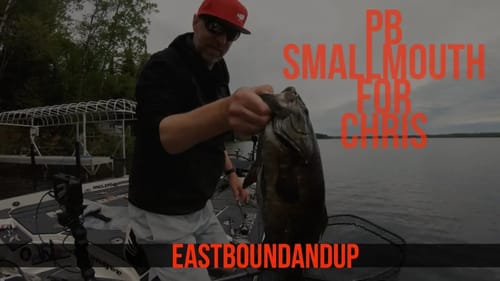 New PB Smallmouth Bass for Chris Haffner