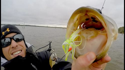 Spinnerbait Slow Rolling for Bass in Cold Water