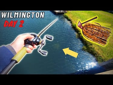 Fishing Ultra Clear Canals For Bass (Bed Fishing) || Wilmington Day 2