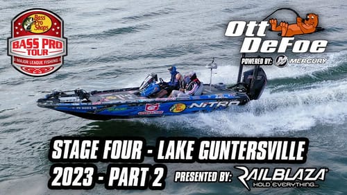 In the Boat | Stage 4 Guntersville | @RAILBLAZA powered by @MercuryMarine part 2