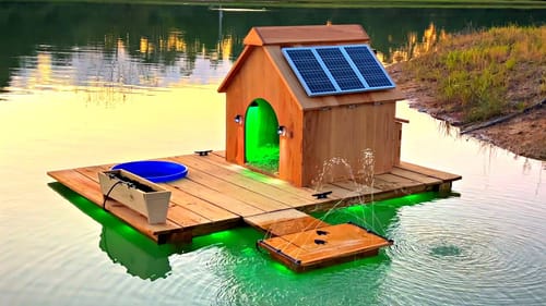 Building a Duck House Mansion for the 5 Acre Pond!