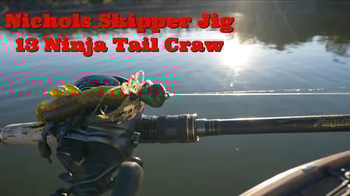 Fishing a Nichols Skipper Jig Arkie Jig around Rocks