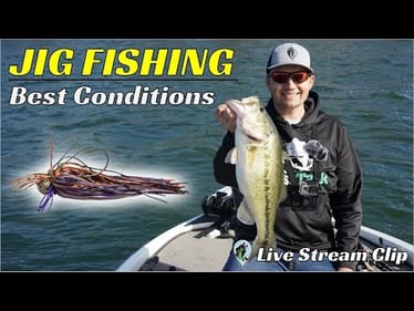 What is the Best Weather For Jig Fishing? | FTM Livestream #71
