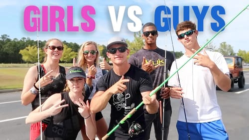GIRLS vs GUYS Fishing CHALLENGE!!! Ep.1