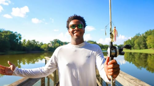 Fishing A Farm Pond Stocked With TROPHY BASS